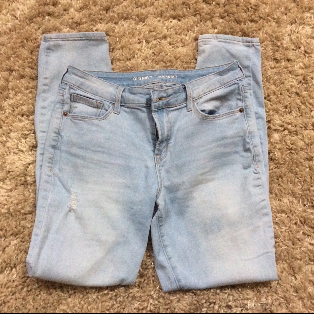Old Navy Rockstar Ladies blue Jeans